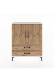 Arges Şifonyer 2 Raflı 2 Çekmeceli 2 Kapaklı 88x30x106 Aytaşı-Çam