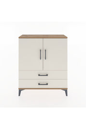 Arges Şifonyer 2 Raflı 2 Çekmeceli 2 Kapaklı 88x30x106 Çam-Aytaşı