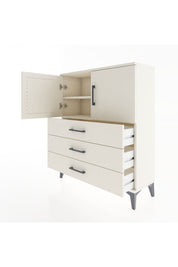 Arges Şifonyer 2 Raflı 3 Çekmeceli 2 Kapaklı 88x30x106 Aytaşı-Aytaşı