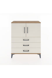 Arges Şifonyer 2 Raflı 3 Çekmeceli 2 Kapaklı 88x30x106 Çam-Aytaşı