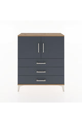Arges Şifonyer 2 Raflı 3 Çekmeceli 2 Kapaklı 88x30x106