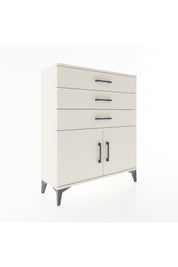 Arges Şifonyer Tek Raflı 3 Çekmeceli 2 Kapaklı 88x30x106 Aytaşı-Aytaşı