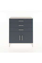 Arges Şifonyer Tek Raflı 3 Çekmeceli 2 Kapaklı 88x30x106 Aytaşı-Antrasit