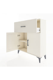 Arges Şifonyer Tek Raflı Tek Çekmeceli 2 Kapaklı 88x30x106 Aytaşı-Aytaşı