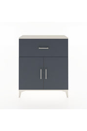 Arges Şifonyer Tek Raflı Tek Çekmeceli 2 Kapaklı 88x30x106 Aytaşı-Antrasit
