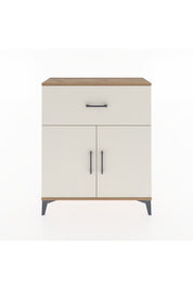 Arges Şifonyer Tek Raflı Tek Çekmeceli 2 Kapaklı 88x30x106 Çam-Aytaşı