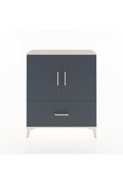 Arges Şifonyer 2 Raflı Tek Çekmeceli 2 Kapaklı 88x30x106 Aytaşı-Antrasit