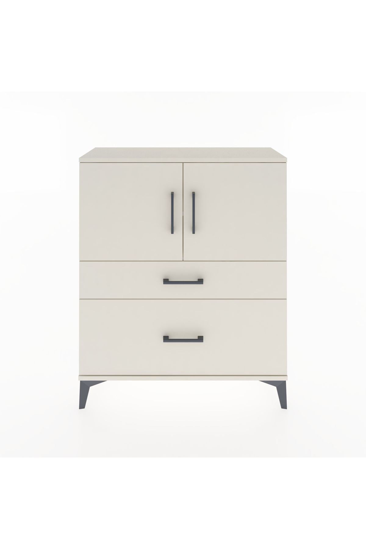 Arges Şifonyer 2 Raflı 2 Çekmeceli 2 Kapaklı 88x30x106 Aytaşı-Aytaşı