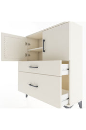 Arges Şifonyer 2 Raflı 2 Çekmeceli 2 Kapaklı 88x30x106 Aytaşı-Aytaşı