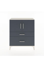 Arges Şifonyer 2 Raflı 2 Çekmeceli 2 Kapaklı 88x30x106 Aytaşı-Antrasit