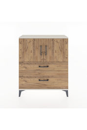 Arges Şifonyer 2 Raflı 2 Çekmeceli 2 Kapaklı 88x30x106 Aytaşı-Çam