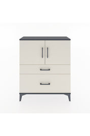 Arges Şifonyer 2 Raflı 2 Çekmeceli 2 Kapaklı 88x30x106 Antrasit-Aytaşı