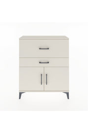 Arges Şifonyer Tek Raflı 2 Çekmeceli 2 Kapaklı 88x30x106 Aytaşı-Aytaşı