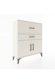 Arges Şifonyer Tek Raflı 2 Çekmeceli 2 Kapaklı 88x30x106 Aytaşı-Aytaşı