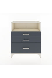 Arges Şifonyer Tek Raflı 3 Çekmeceli 88x30x106 Aytaşı-Antrasit