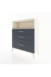 Arges Şifonyer Tek Raflı 3 Çekmeceli 88x30x106 Aytaşı-Antrasit