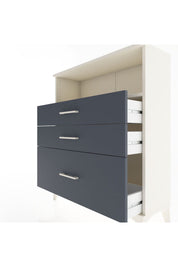 Arges Şifonyer Tek Raflı 3 Çekmeceli 88x30x106 Aytaşı-Antrasit