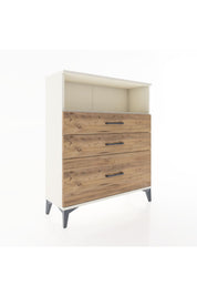 Arges Şifonyer Tek Raflı 3 Çekmeceli 88x30x106 Aytaşı-Çam