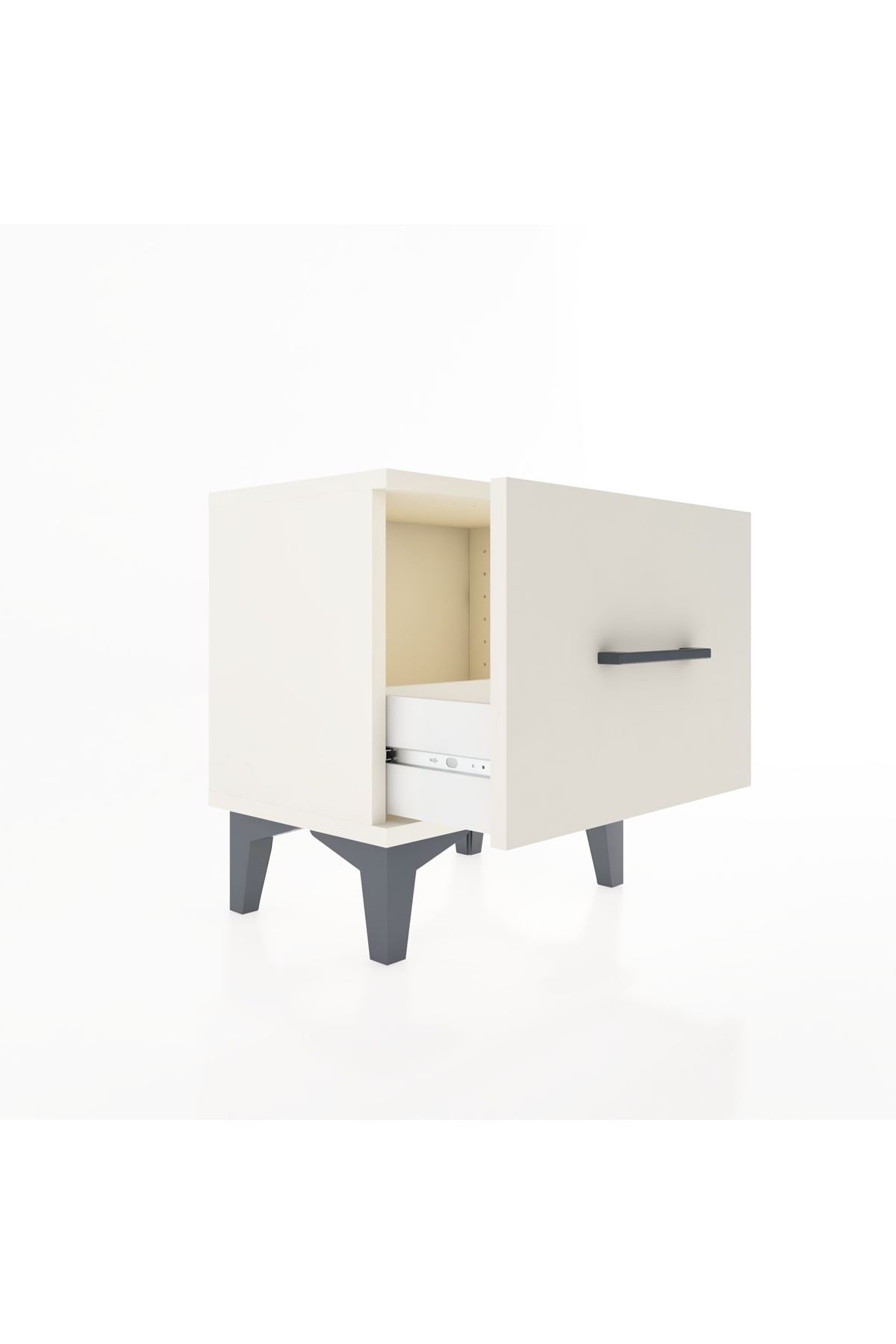 Arges Komodin Tek Çekmeceli 44x30x48 Aytaşı-Aytaşı