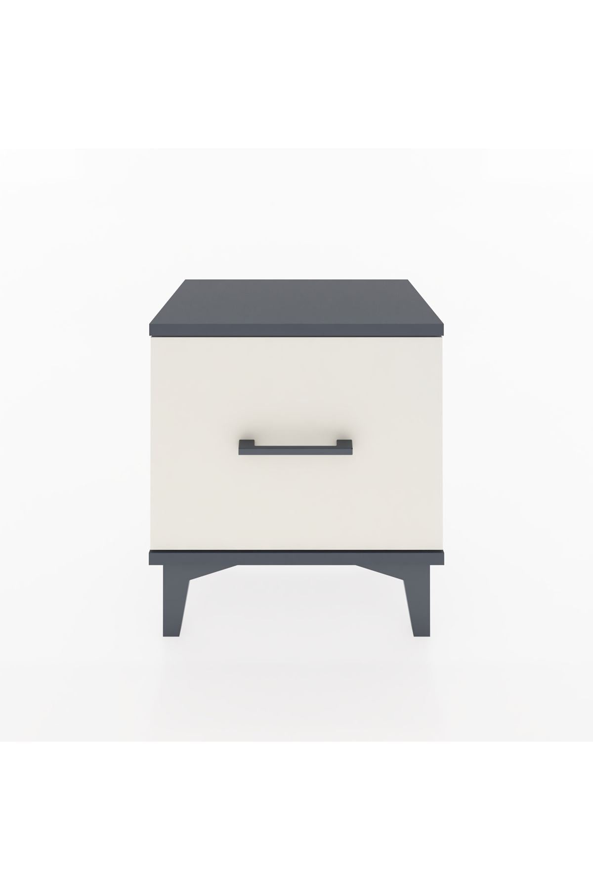 Arges Komodin Tek Çekmeceli 44x30x48 Antrasit-Aytaşı