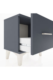 Arges Komodin Tek Çekmeceli 44x30x48 Antrasit-Antrasit