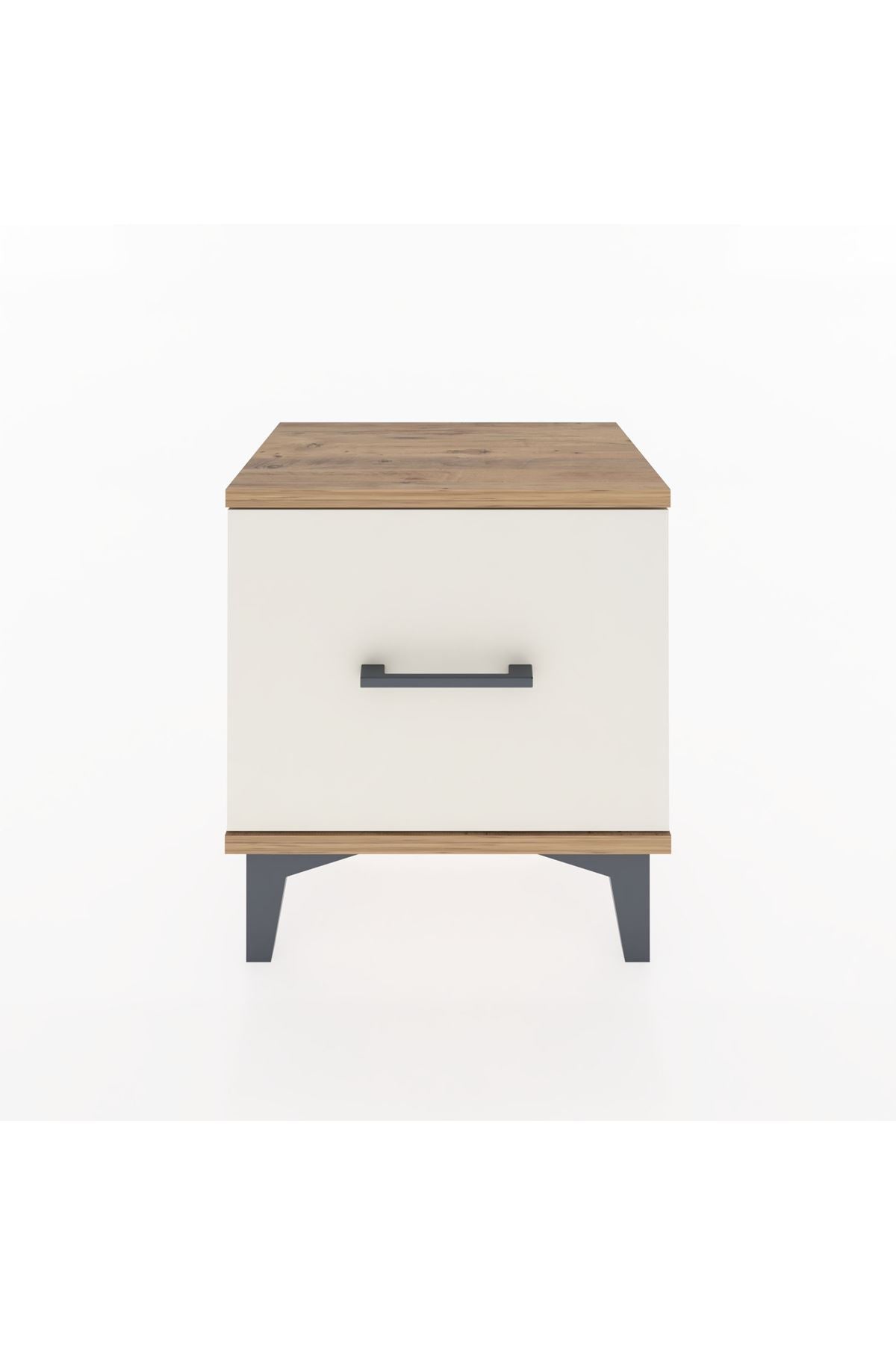 Arges Komodin Tek Çekmeceli 44x30x48 Çam-Aytaşı