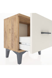 Arges Komodin Tek Çekmeceli 44x30x48 Çam-Aytaşı