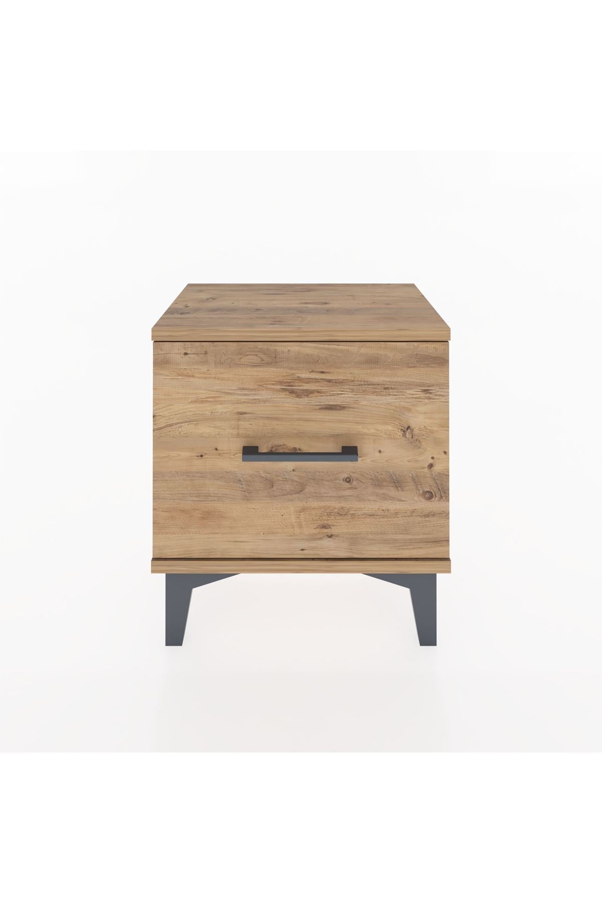 Arges Komodin Tek Çekmeceli 44x30x48 Çam-Çam