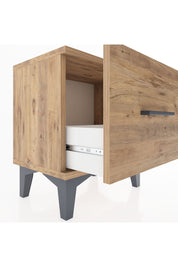 Arges Komodin Tek Çekmeceli 44x30x48 Çam-Çam