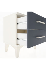 Arges Komodin 2 Çekmeceli 44x30x48 Aytaşı-Antrasit