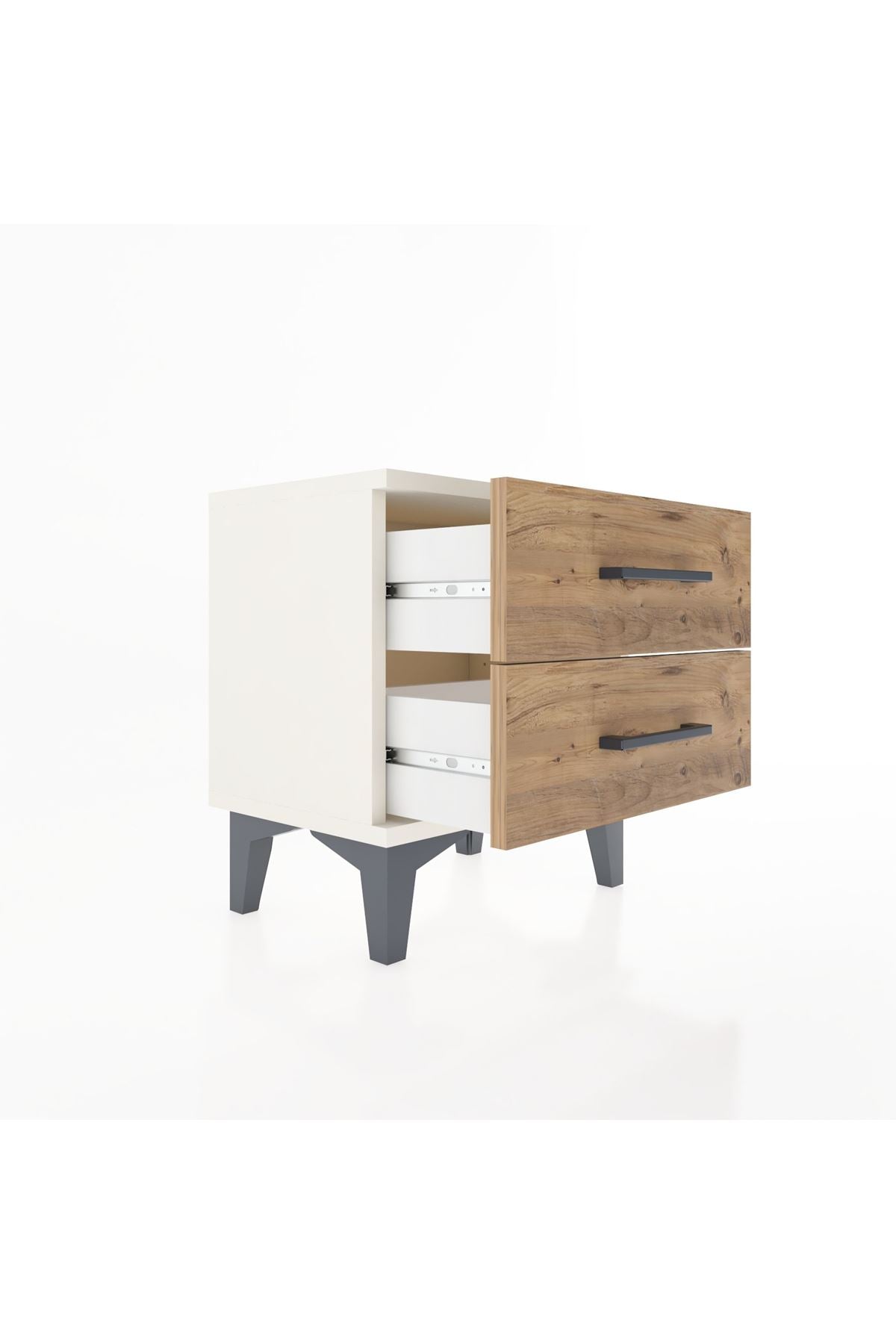 Arges Komodin 2 Çekmeceli 44x30x48 Aytaşı-Çam