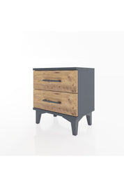 Arges Komodin 2 Çekmeceli 44x30x48 Antrasit-Çam