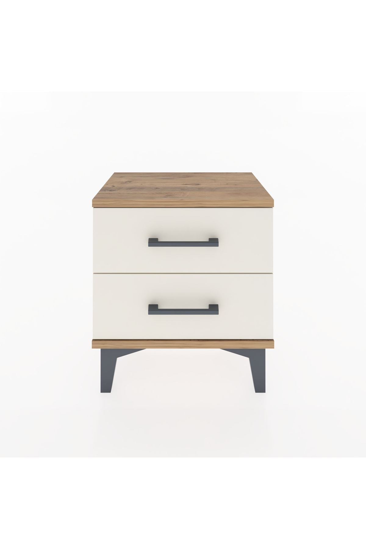 Arges Komodin 2 Çekmeceli 44x30x48 Çam-Aytaşı