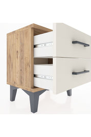 Arges Komodin 2 Çekmeceli 44x30x48 Çam-Aytaşı