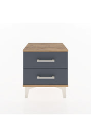 Arges Komodin 2 Çekmeceli 44x30x48 Çam-Antrasit