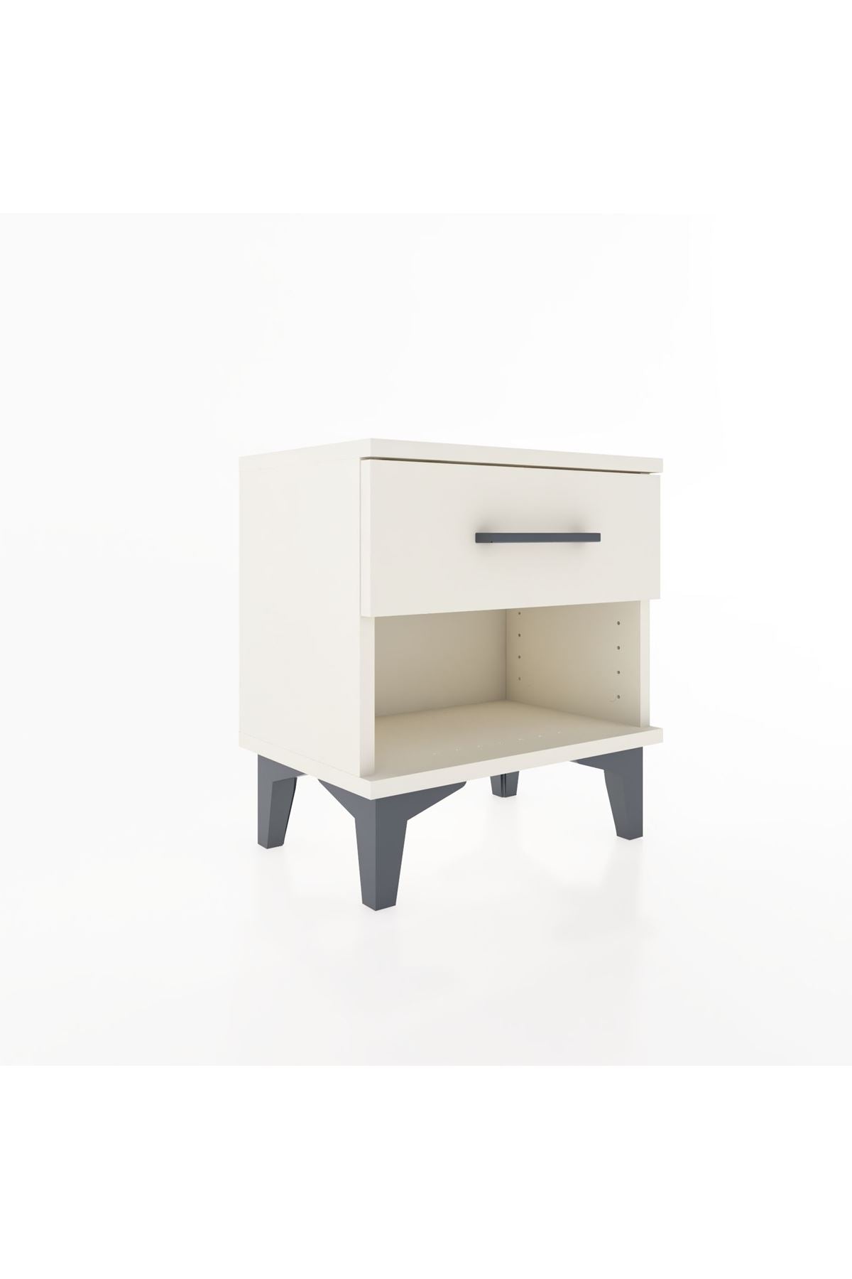 Arges Komodin Tek Çekmeceli 44x30x48 Aytaşı-Aytaşı