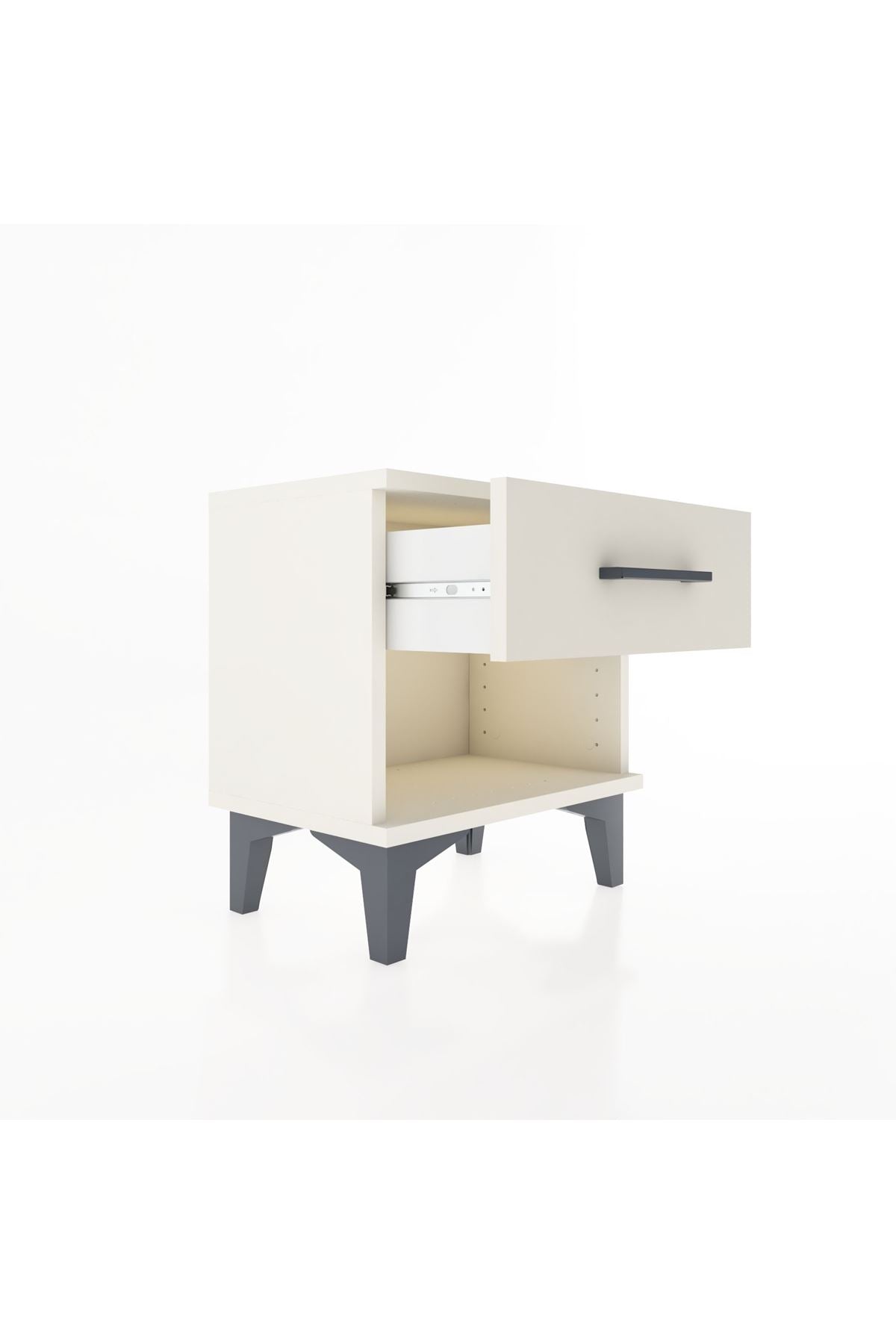 Arges Komodin Tek Çekmeceli 44x30x48 Aytaşı-Aytaşı