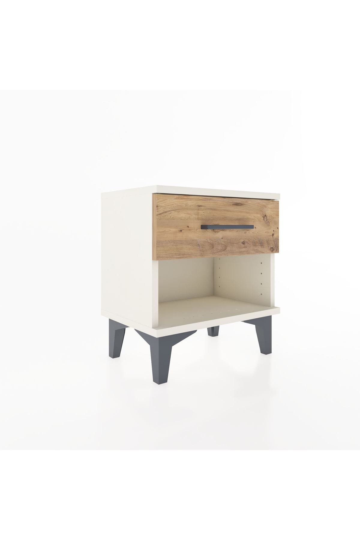 Arges Komodin Tek Çekmeceli 44x30x48 Aytaşı-Çam