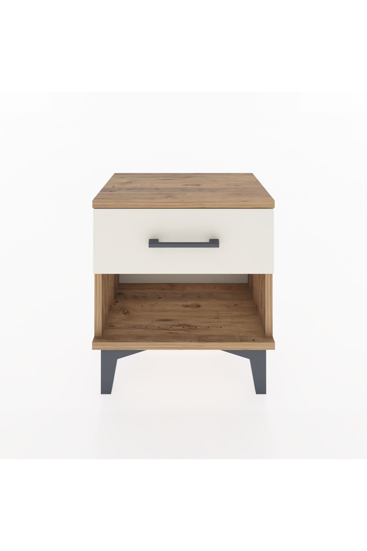 Arges Komodin Tek Çekmeceli 44x30x48 Çam-Aytaşı