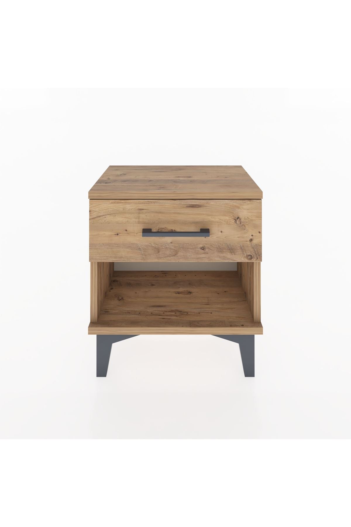 Arges Komodin Tek Çekmeceli 44x30x48 Çam-Çam