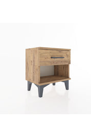 Arges Komodin Tek Çekmeceli 44x30x48 Çam-Çam