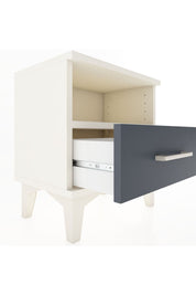Arges Komodin Tek Raflı Tek Çekmeceli 44x30x48 Aytaşı-Antrasit