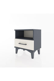 Arges Komodin Tek Raflı Tek Çekmeceli 44x30x48 Antrasit-Aytaşı