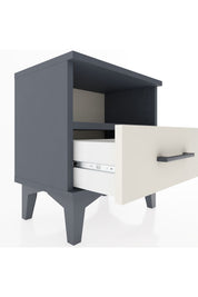 Arges Komodin Tek Raflı Tek Çekmeceli 44x30x48 Antrasit-Aytaşı