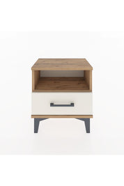 Arges Komodin Tek Raflı Tek Çekmeceli 44x30x48 Çam-Aytaşı