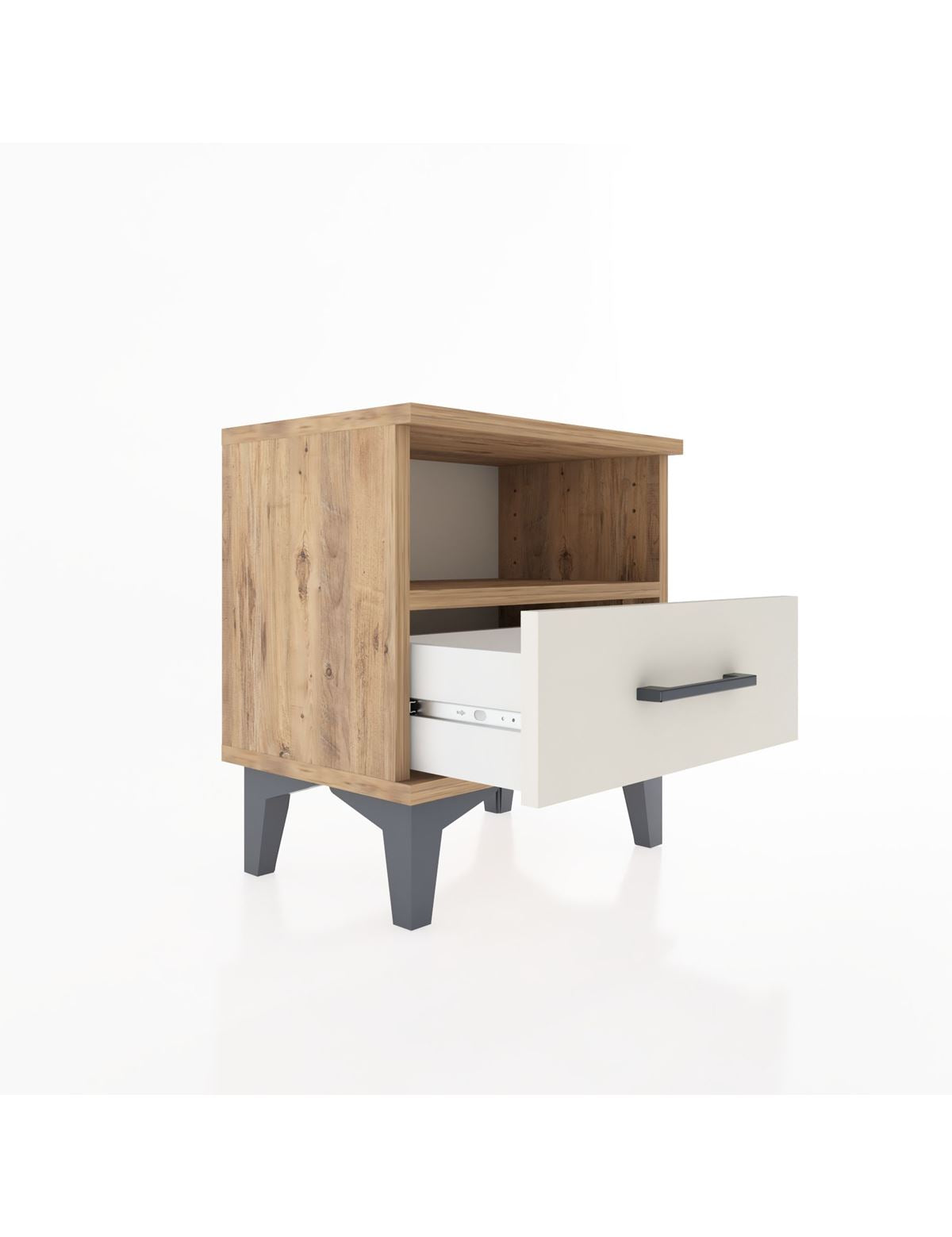 Arges Komodin Tek Raflı Tek Çekmeceli 44x30x48 - S06M004V7A