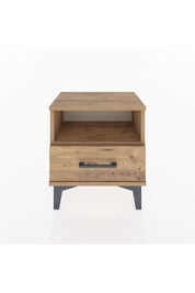 Arges Komodin Tek Raflı Tek Çekmeceli 44x30x48 Çam-Çam