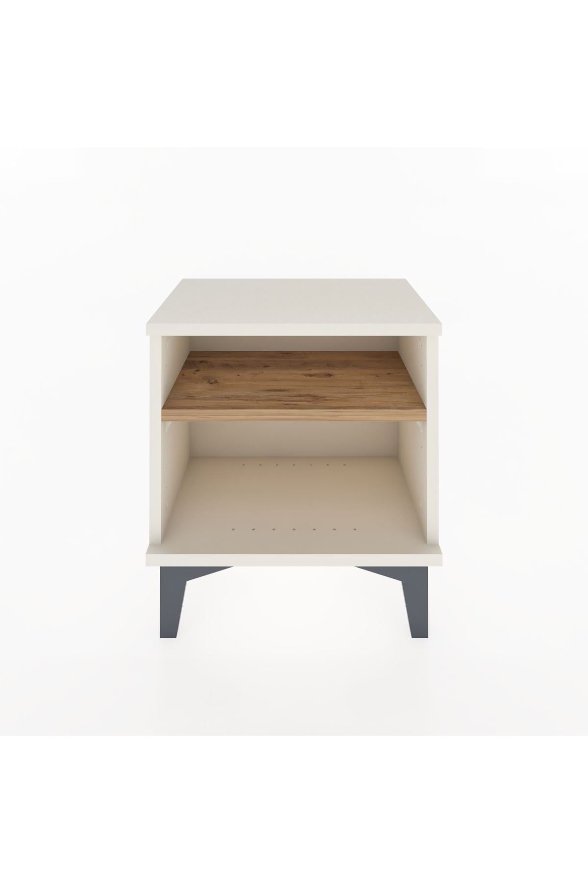 Arges Komodin Tek Raflı 44x30x48 Antrasit-Antrasit