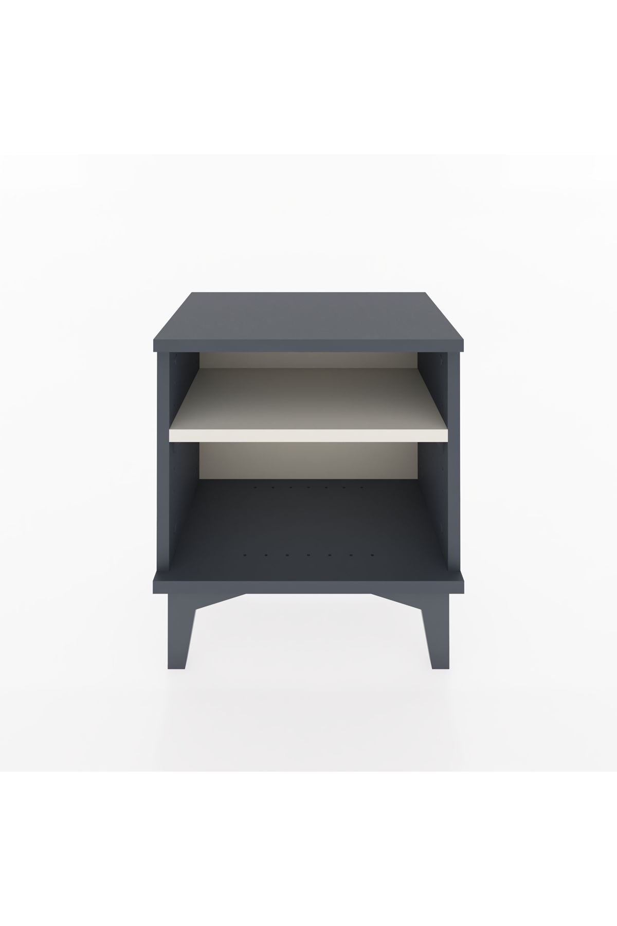 Arges Komodin Tek Raflı 44x30x48 Antrasit-Antrasit