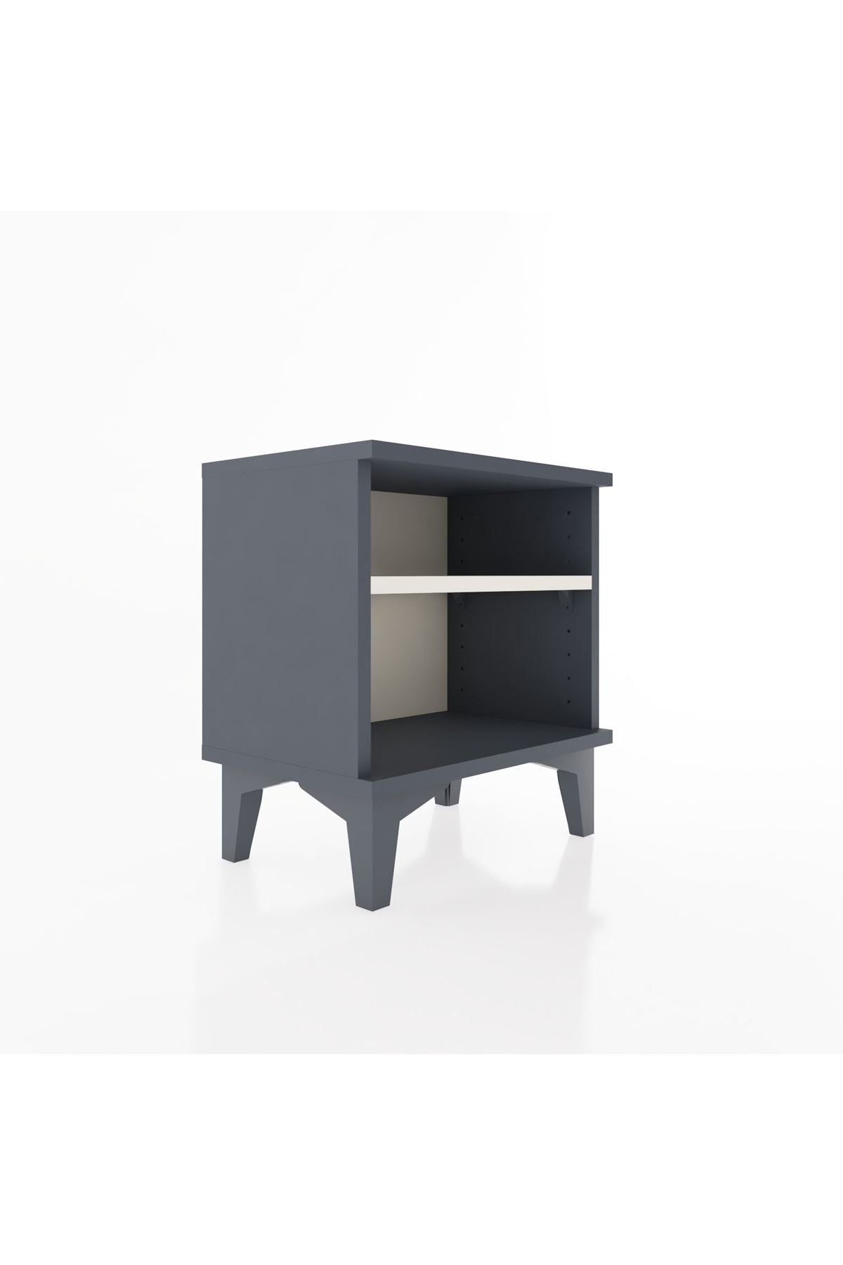 Arges Komodin Tek Raflı 44x30x48 Antrasit-Antrasit